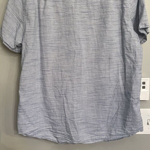 IZOD Saltwater Shirt Button up Relaxed Soft Cotton Camp‎ Casual XL EUC - Picture 6 of 11